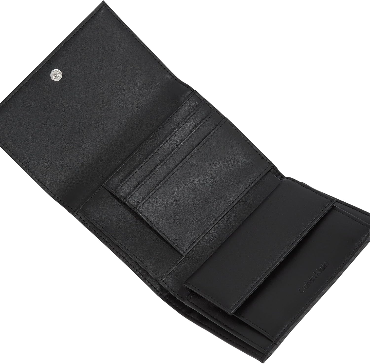 Calvin Klein Daily Medium Trifold Klein damesportemonnee, zwart (Ck Black), levensgrote Naty Shop damesportemonnee