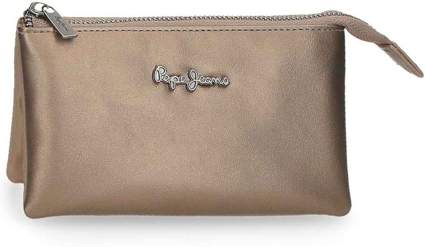 Pepe Jeans Ruby portemonnee, portemonnee, portemonnee, gemaakt van polyester met kunstleren details. Vakken, ritssluitingen. Van Joumma Bags damesportemonnee Naty Shop Rubin toilettas