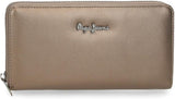 Pepe Jeans Ruby portemonnee, portemonnee, portemonnee, gemaakt van polyester met kunstleren details. Vakken, ritssluitingen. Van Joumma Bags Damesportemonnee Naty Shop Rubin Ruby Portemonnee