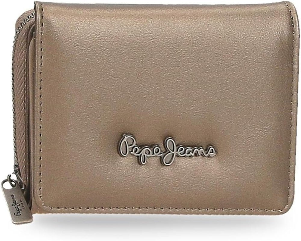 Pepe Jeans Ruby portemonnee, portemonnee, portemonnee, gemaakt van polyester met kunstleren details. Vakken, ritssluitingen. Van Joumma Bags Damesportemonnee Naty Shop Rubin Portemonnee