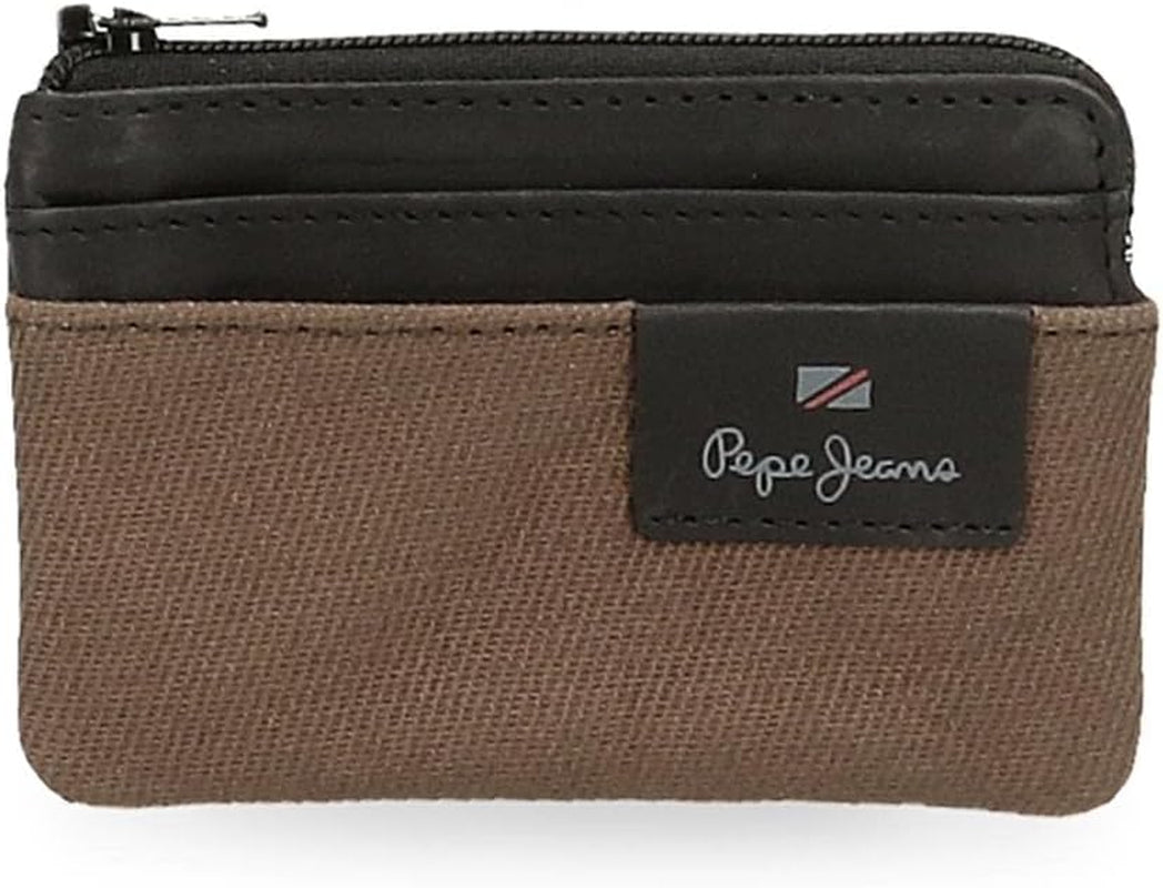 Pepe Jeans Hilltop portemonnees portemonnees portemonnees casual leer. Van Joumma Bags Herenportemonnee Naty Shop Bruine portemonnee