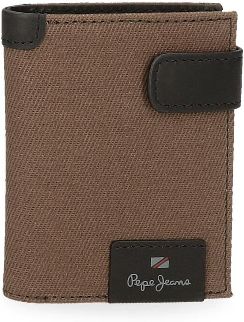 Pepe Jeans Hilltop portemonnees portemonnees portemonnees casual leer. Van Joumma Bags Herenportemonnee Naty Shop Bruine Click-portemonnee