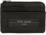 Pepe Jeans Checkbox Portemonnees en portemonnees van koeienhuid, zwart, bruin, blauw en grijs - Naty Shop