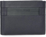Pepe Jeans Checkbox Koeienhuid Portemonnees Zwart Bruin Blauw Grijze Portemonnee Heren Naty Shop Blauwe Portemonnee