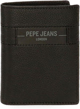 Pepe Jeans Checkbox Portemonnees en portemonnees van koeienhuid, zwart, bruin, blauw en grijs - Naty Shop