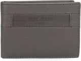 Pepe Jeans Checkbox Portemonnees en portemonnees van koeienhuid, zwart, bruin, blauw en grijs - Naty Shop