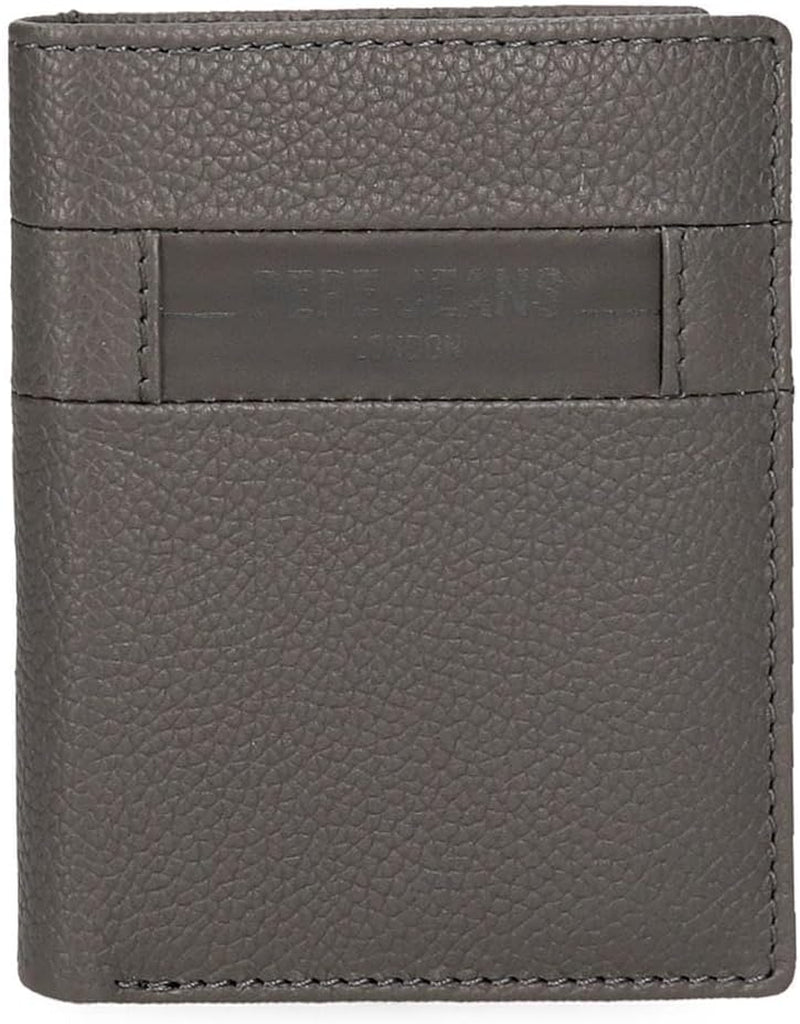 Pepe Jeans Checkbox Portemonnees en portemonnees van koeienhuid, zwart, bruin, blauw en grijs - Naty Shop