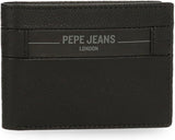Pepe Jeans Checkbox Portemonnees en portemonnees van koeienhuid, zwart, bruin, blauw en grijs - Naty Shop