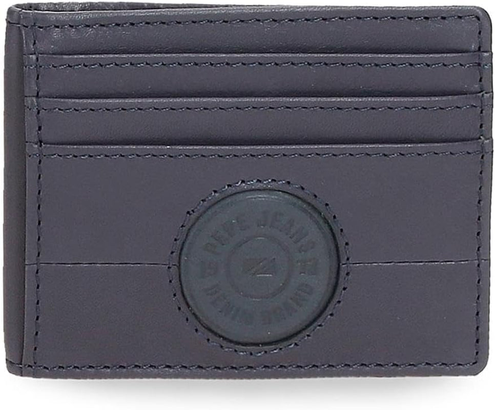 Pepe Jeans Cracker portemonnees en portemonnees van rundleer, zwart, bruin, groen, verschillende maten - Naty Shop