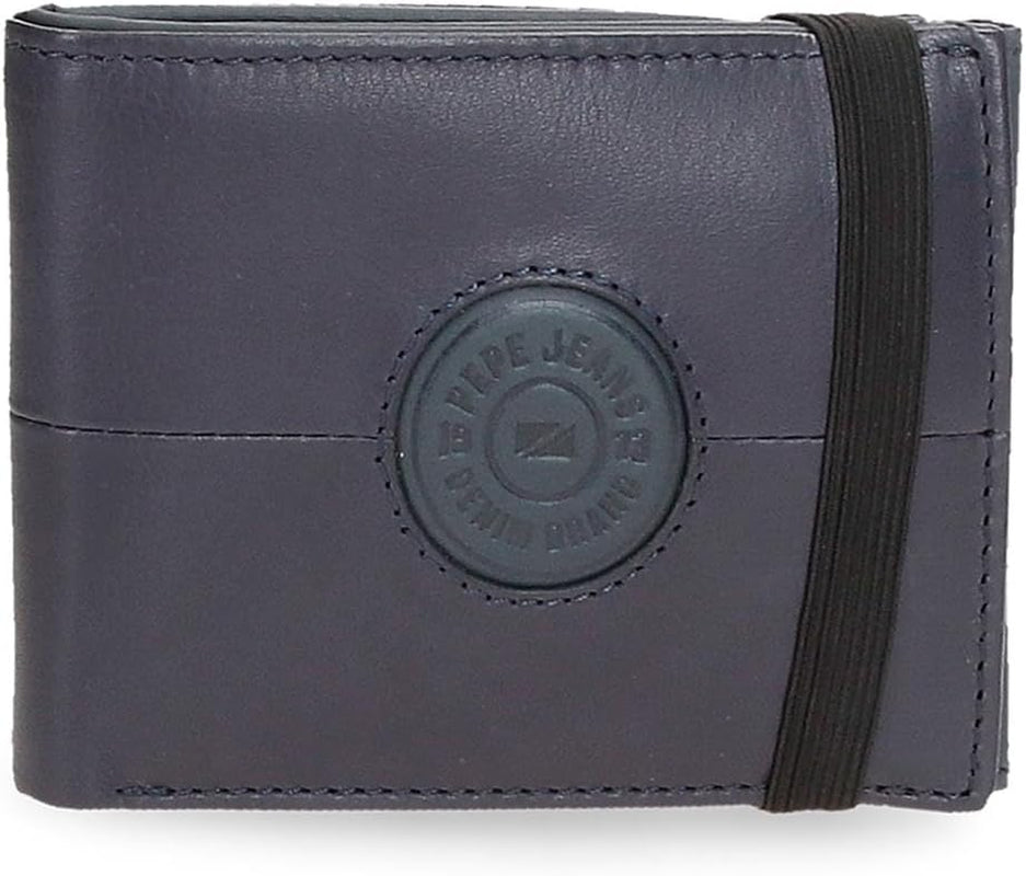 Pepe Jeans Cracker portemonnees en portemonnees van rundleer, zwart, bruin, groen, verschillende maten - Naty Shop