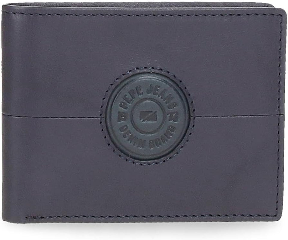 Pepe Jeans Cracker portemonnees en portemonnees van rundleer, zwart, bruin, groen, verschillende maten - Naty Shop
