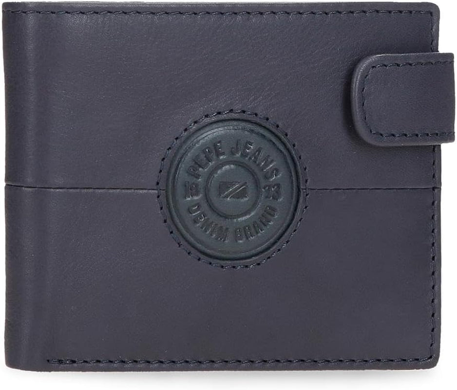 Pepe Jeans Cracker portemonnees en portemonnees van rundleer, zwart, bruin, groen, verschillende maten - Naty Shop