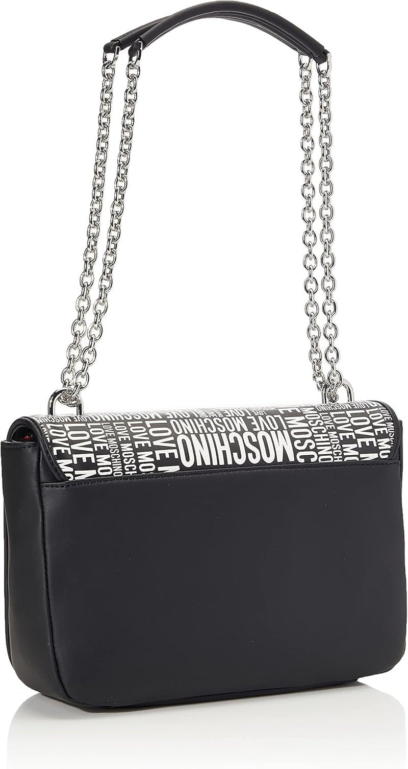 Love Moschino Dames Schoudertas Pre-Collectie Herfst-Winter 2021 Zwarte Tassen Dames Naty Shop
