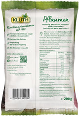 Pruimen met stenen 200g - Aromatisch, fruitig en natuurlijk zoet - Veganistisch, ongezwaveld, zonder stenen en zonder toegevoegde suiker - Nutri-Score A (1 x 200g) Gedroogde producten Naty Shop