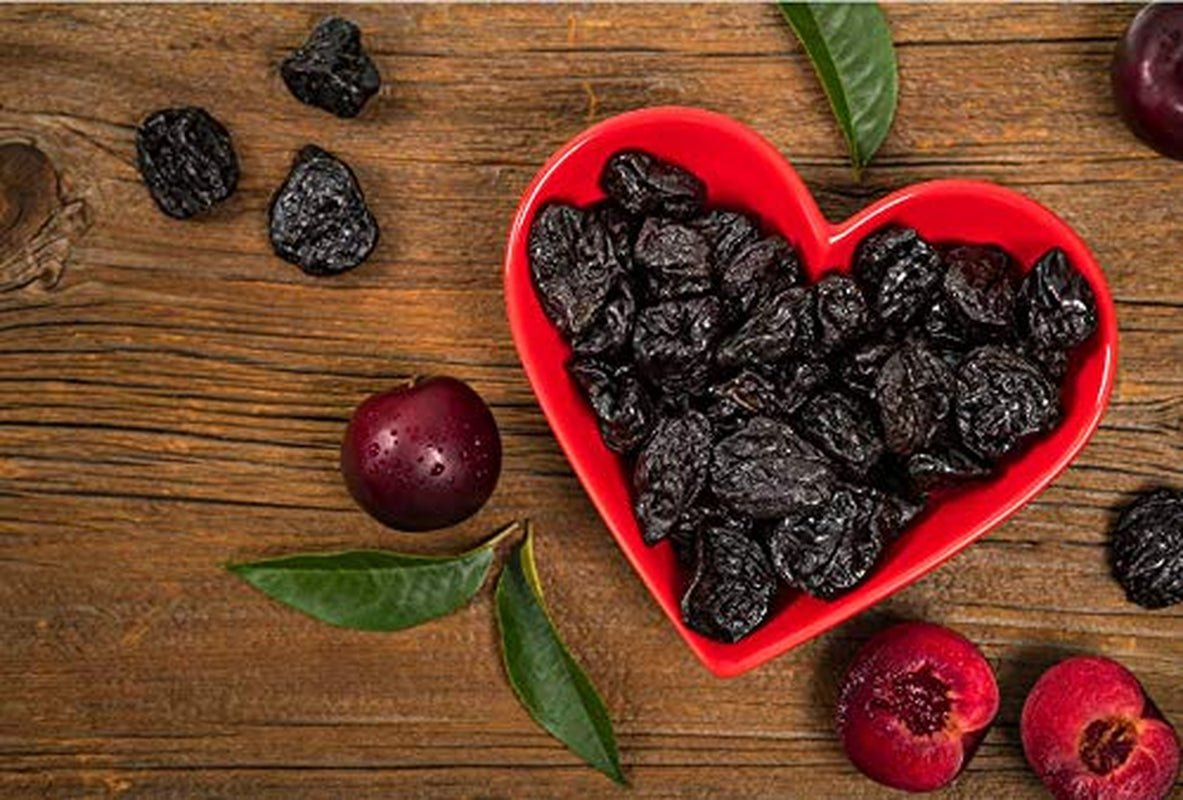 Pruimen 1 kg | Steenloze pruimen uit Agen | Mals, zacht, smaakvol en sappig | Hele, grote, ongezoete gedroogde vruchten | Rijk aan vezels en natuurlijke antioxidanten Gedehydrateerde producten Naty Shop Standaardtitel