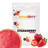 Gevriesdroogd aardbeienpoeder 250g - Gevriesdroogd fruitpoeder - Gevriesdroogd aardbeienpoeder voor bakken, smoothie en muesli - 100% natuurlijk aardbeienpoeder zonder toevoegingen Gedroogde producten Naty Shop 250G