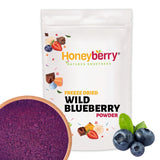 Gevriesdroogd bosbessenpoeder 100g - Gevriesdroogd fruitpoeder - Gevriesdroogd bosbessenpoeder voor bakken, smoothie en muesli - Natuurlijk bosbessenpoeder zonder toevoegingen Gedehydrateerde producten Mijn winkel 100G