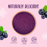 Gevriesdroogd bosbessenpoeder 100g - Gevriesdroogd fruitpoeder - Gevriesdroogd bosbessenpoeder voor bakken, smoothie en muesli - Natuurlijk bosbessenpoeder zonder toevoegingen Gedroogde producten Mijn winkel