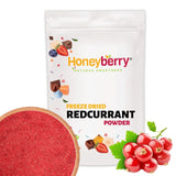 Gevriesdroogd rode bessenpoeder 100g - Gevriesdroogd fruitpoeder - Rode bessenpoeder voor smoothies en bakken - Natuurlijk bessenpoeder zonder toevoegingen Gedroogde producten Naty Shop 100G