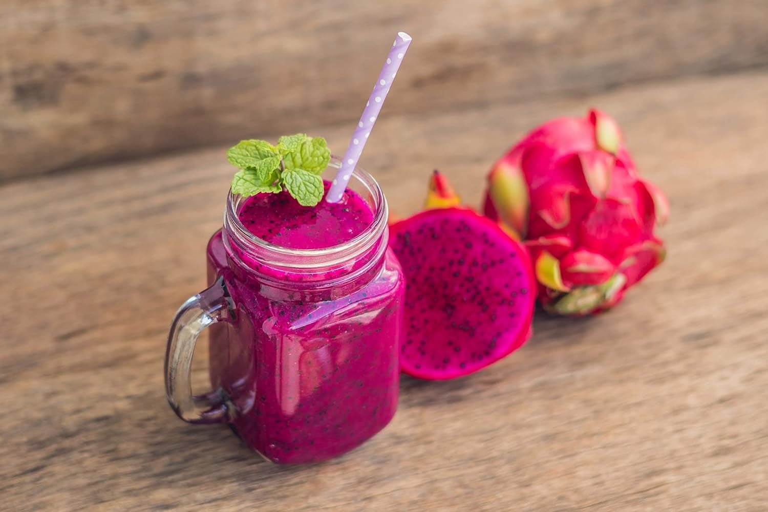 Freeze-dried dragon fruit powder | 250g 100% natuurlijk en veganistisch | niet-GMO | zonder suiker en zonder toevoegingen ~*~ Naty Shop gedehydrateerde producten