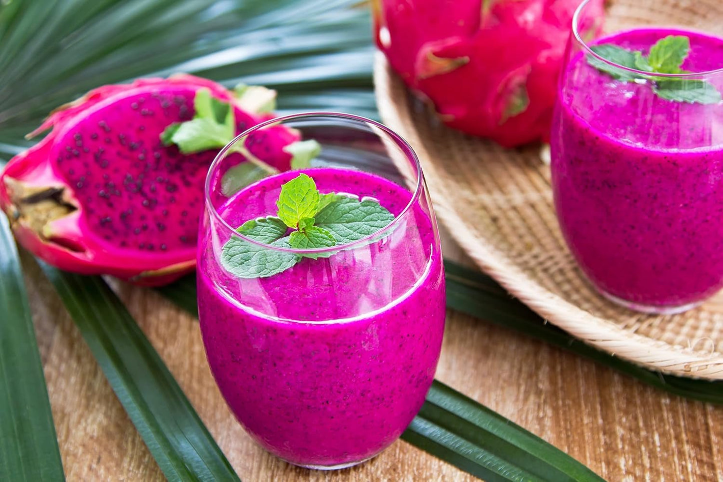 Freeze-dried dragon fruit powder | 250g 100% natuurlijk en veganistisch | niet-GMO | zonder suiker en zonder toevoegingen ~*~ Naty Shop gedehydrateerde producten