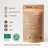 Biologisch wilde bosbessenpoeder, gevriesdroogde hele bosbessen, 100% rauwe voedselkwaliteit, rijk aan antioxidanten en vitamine C, geen toegevoegde suikers, geoogst in Noord-Europa Gedroogde producten Naty Shop
