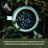 Biologisch wilde bosbessenpoeder, gevriesdroogde hele bosbessen, 100% rauwe voedselkwaliteit, rijk aan antioxidanten en vitamine C, geen toegevoegde suikers, geoogst in Noord-Europa Gedroogde producten Naty Shop