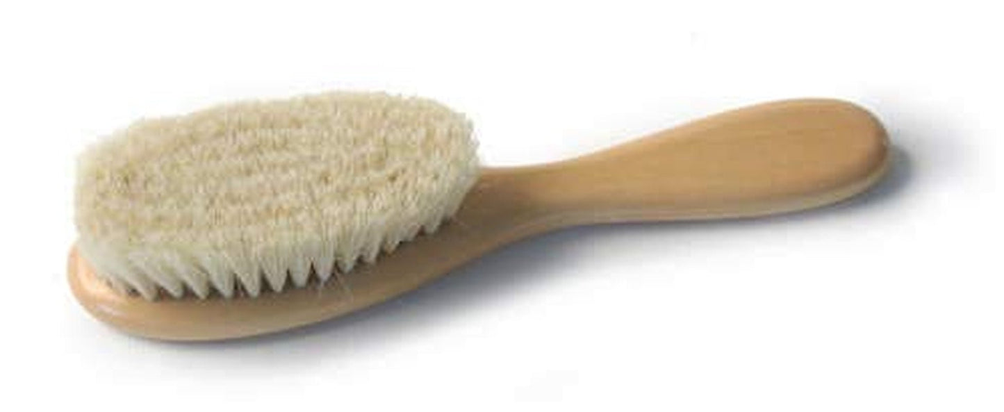 Reer 81165 Borstel van natuurlijk haar - geitenhaar, klein Kinderen - Bad- en huidverzorging Naty Shop