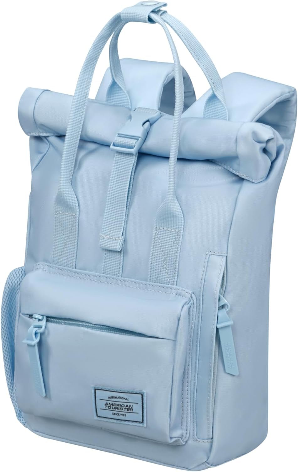 American Tourister Unisex Urban Groove-rugzak voor kinderen (pak van 1) Naty Shop Premium rugzakken en schooltassen Blau (pastelblauw) Einheitsgröße