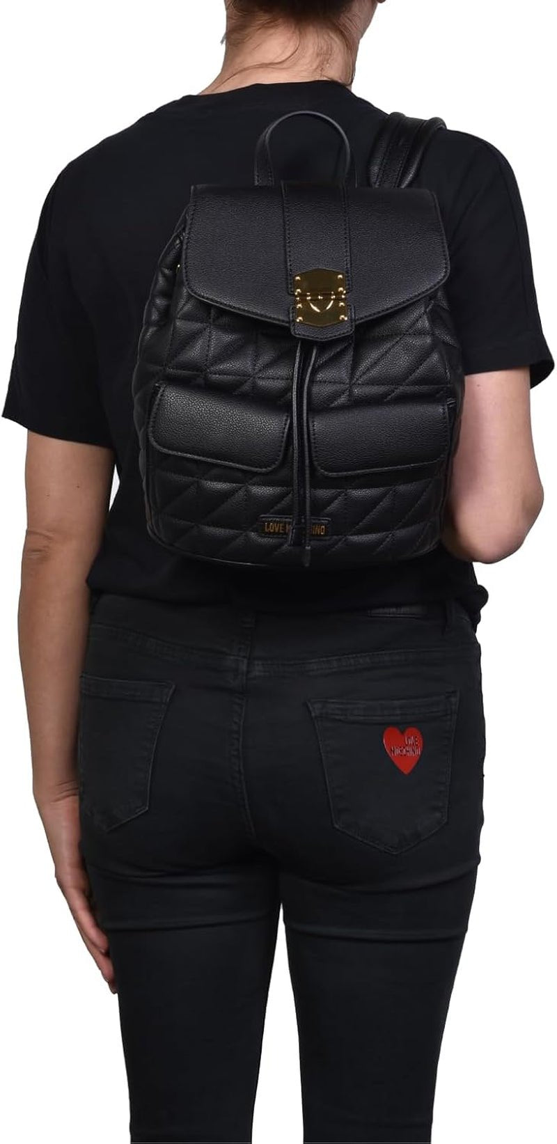 Love Moschino damesrugzak, zwart Naty Shop damestassen
