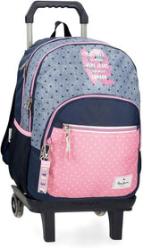 Pepe Jeans Noni Denim rugzak Premium rugzakken en schooltassen Naty Shop Rucksack 46 + Trolley