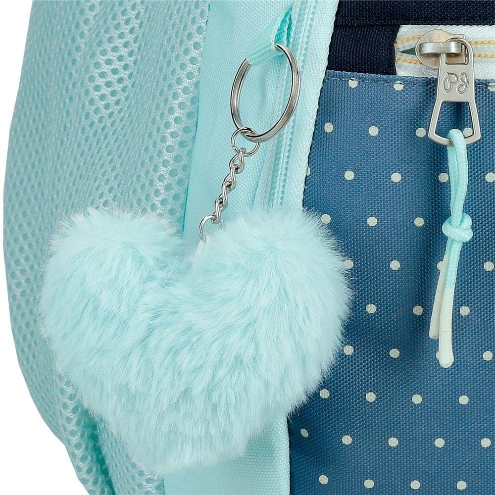 Pepe Jeans Dalma Schoolrugzak Kinderrugzak gemaakt van polyester, brede en verstelbare verstelbare banden, voorvak. Van Joumma Bags Naty Shop premium rugzakken en schooltassen