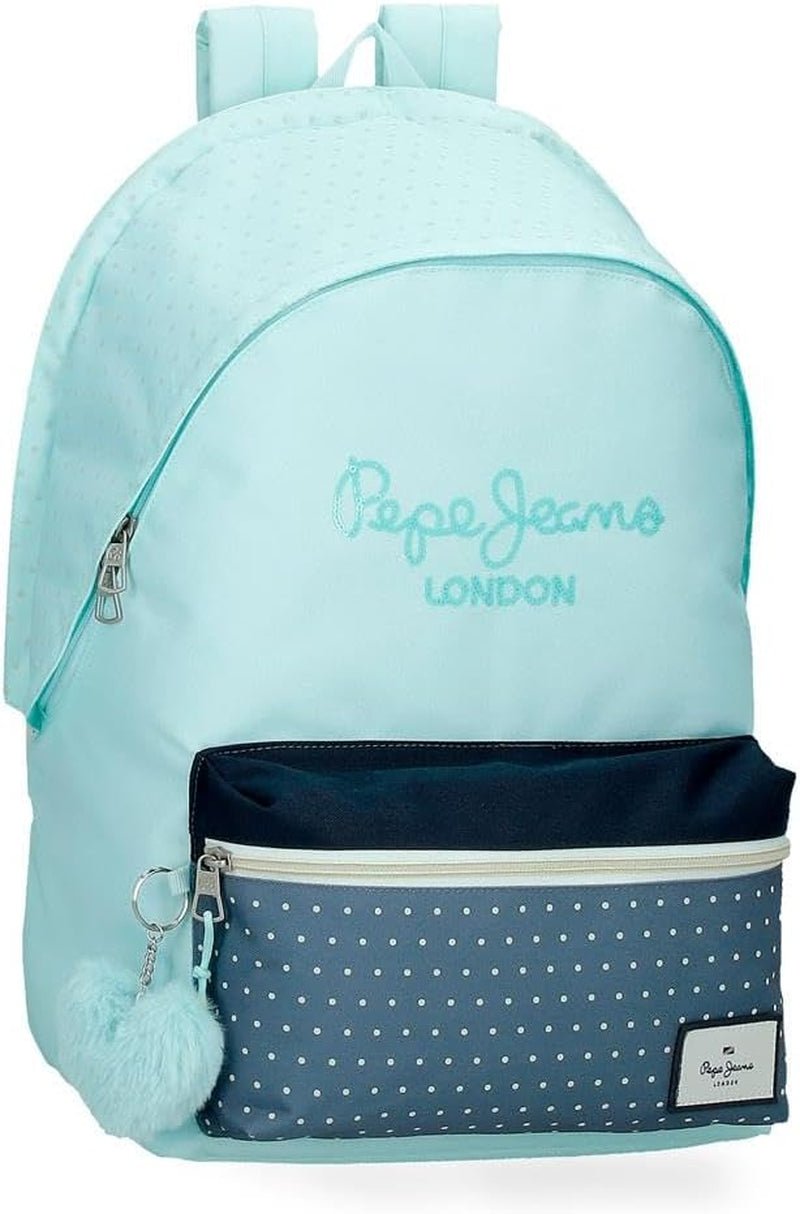 Pepe Jeans Dalma Schoolrugzak Kinderrugzak gemaakt van polyester, brede en verstelbare verstelbare banden, voorvak. Van Joumma Bags Premium rugzakken en schooltassen Naty Shop Rucksack 44