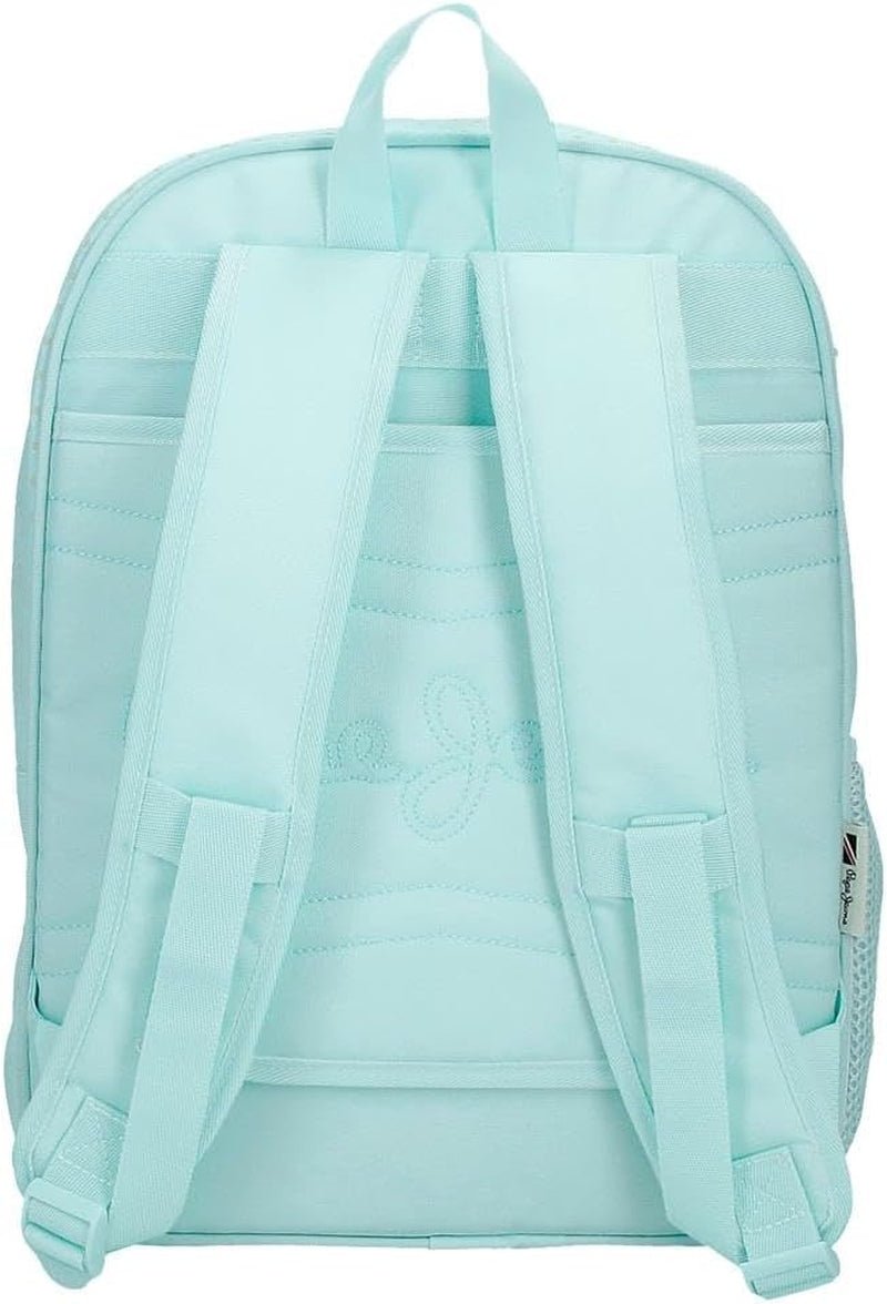 Pepe Jeans Dalma Schoolrugzak Kinderrugzak gemaakt van polyester, brede en verstelbare verstelbare banden, voorvak. Van Joumma Bags Naty Shop premium rugzakken en schooltassen