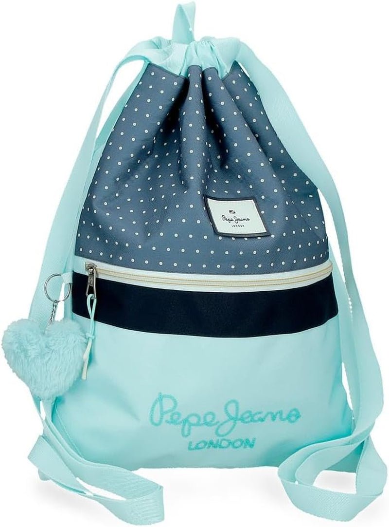 Pepe Jeans Dalma Schoolrugzak Kinderrugzak gemaakt van polyester, brede en verstelbare verstelbare banden, voorvak. Van Joumma Bags Premium rugzakken en schooltassen Naty Shop Beutel Mit Kordelzug