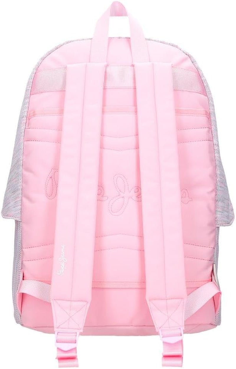 Pepe Jeans Miri schoolrugzak, roze, 31 x 44 x 17,5 cm, polyester, 22,79 l, roze, schoolrugzak Premium rugzakken en schooltassen Naty Shop
