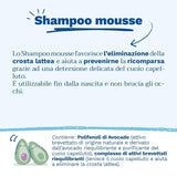Mousseshampoo voor melkkorstjes, haar, baby's, kinderen, het hele gezin - Helpt melkkorst te verwijderen, zachte reiniging, prikt niet (150ml) Kinderen - Bad- en huidverzorging Naty Shop
