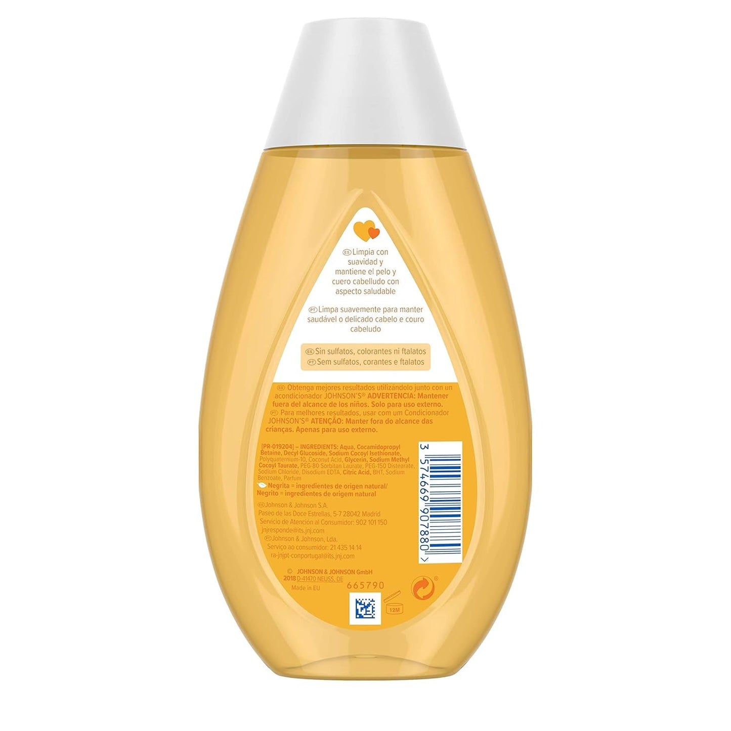 Shampoo, verpakking van 3 (3 x 300 ml) Kinderen - Bad- en huidverzorging Naty Shop