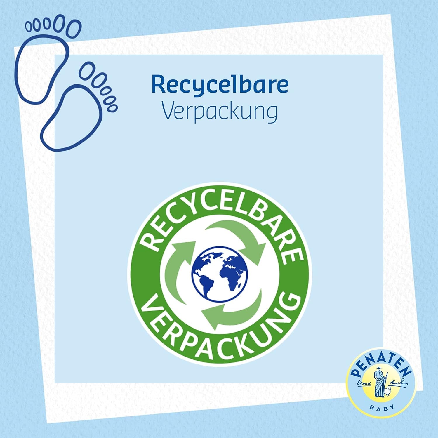 PENATEN shampoo (400 ml), bijzonder zachte shampoo voor baby's, voor zacht en gemakkelijk kambaar haar, zo zacht als zuiver oogwater, in recyclebare verpakking (pak van 2) Kinderen - Bad- en huidverzorging Naty Shop