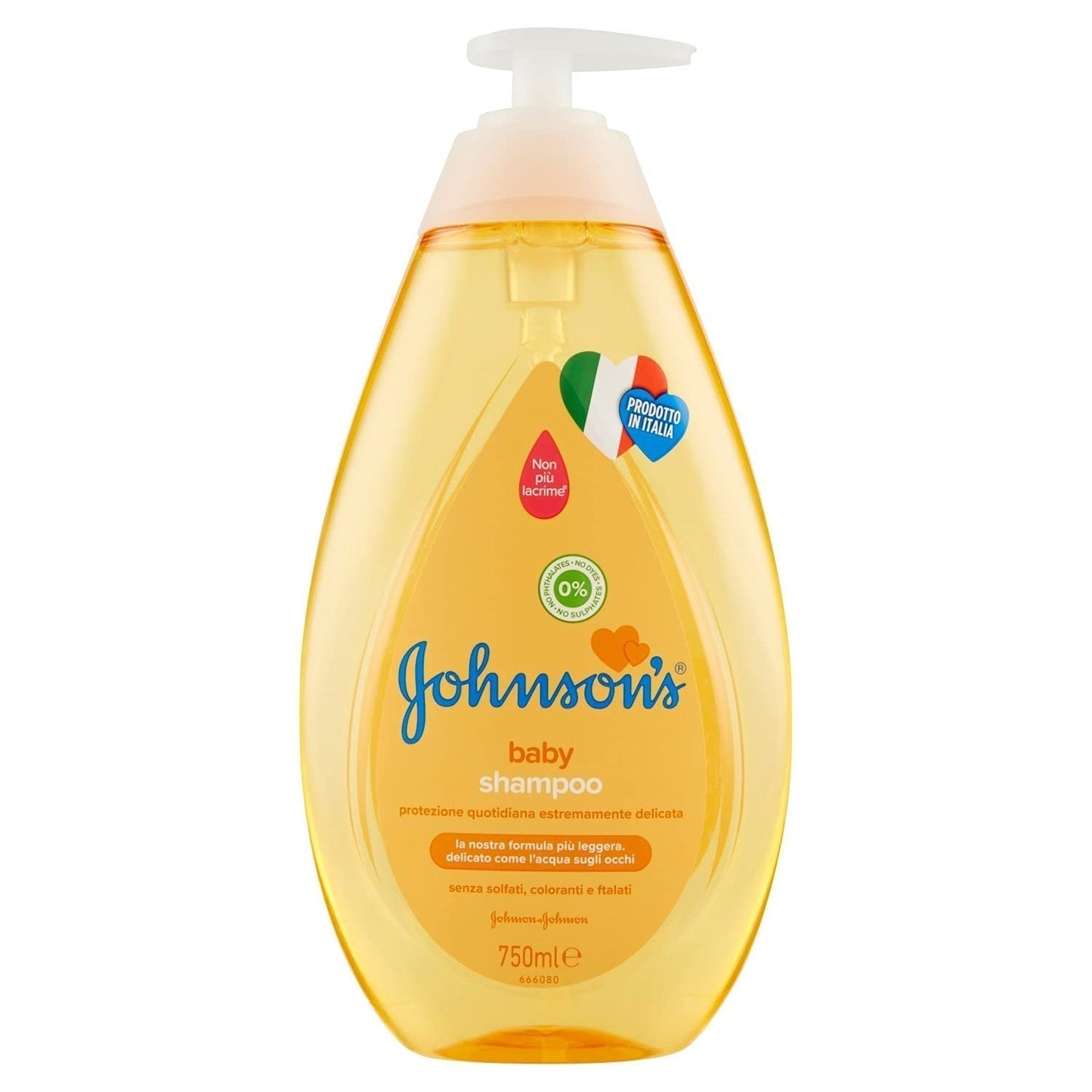 Johnson's & Johnson kindershampoo, 750 ml Kinderen - Bad- en huidverzorging Naty Shop 750 Ml (1 pakje) bloemig