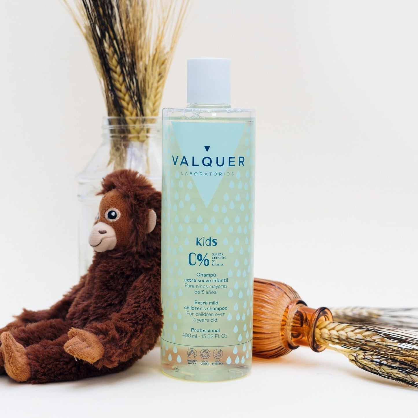 Valquer kindershampoo en haarconditioner zonder siliconen, zonder sulfaten, voor kinderen Kinderen - Bad en Huidverzorging Naty Shop