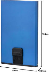 Samsonite Alu Fit SLG - Kaartentas, 10,2 cm, blauw (True Blue) Herenportemonnee Naty Shop