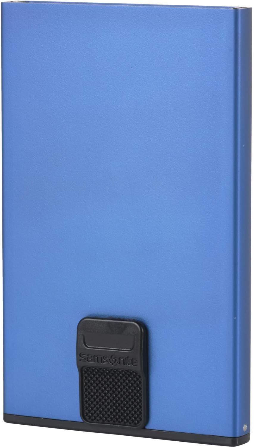 Samsonite Alu Fit SLG - Kaartentas, 10,2 cm, blauw (True Blue) Herenportemonnee Naty Shop True Blue
