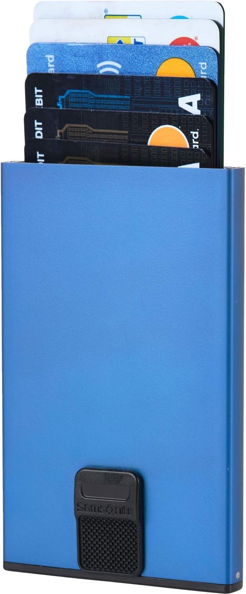 Samsonite Alu Fit SLG - Kaartentas, 10,2 cm, blauw (True Blue) Herenportemonnee Naty Shop