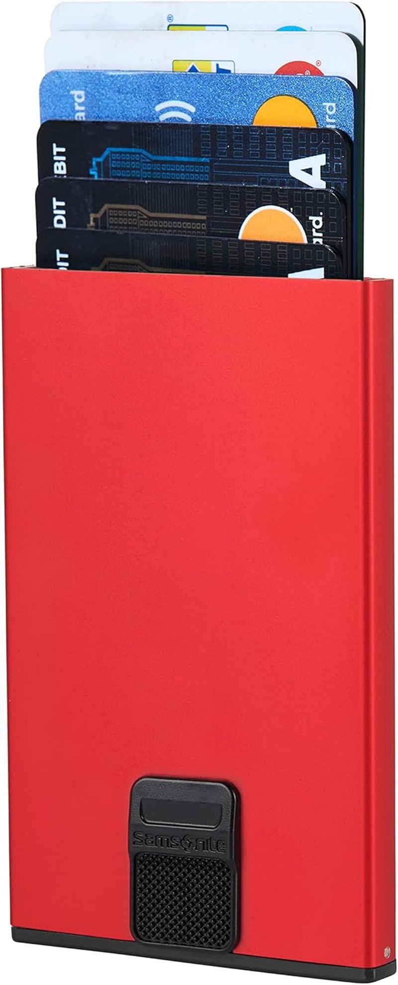 Samsonite Alu Fit SLG - Kaartentas, 10,2 cm, rood (rood) herenportemonnee Naty Shop