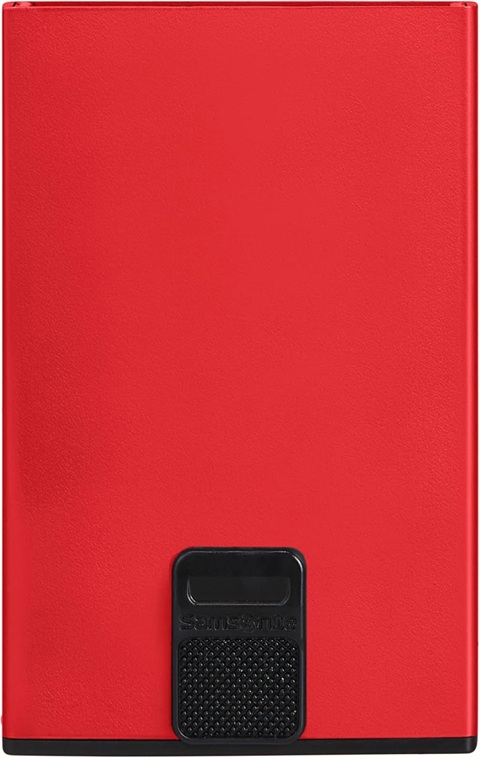 Samsonite Alu Fit SLG - Kaartentas, 10,2 cm, rood (rood) herenportemonnee Naty Shop