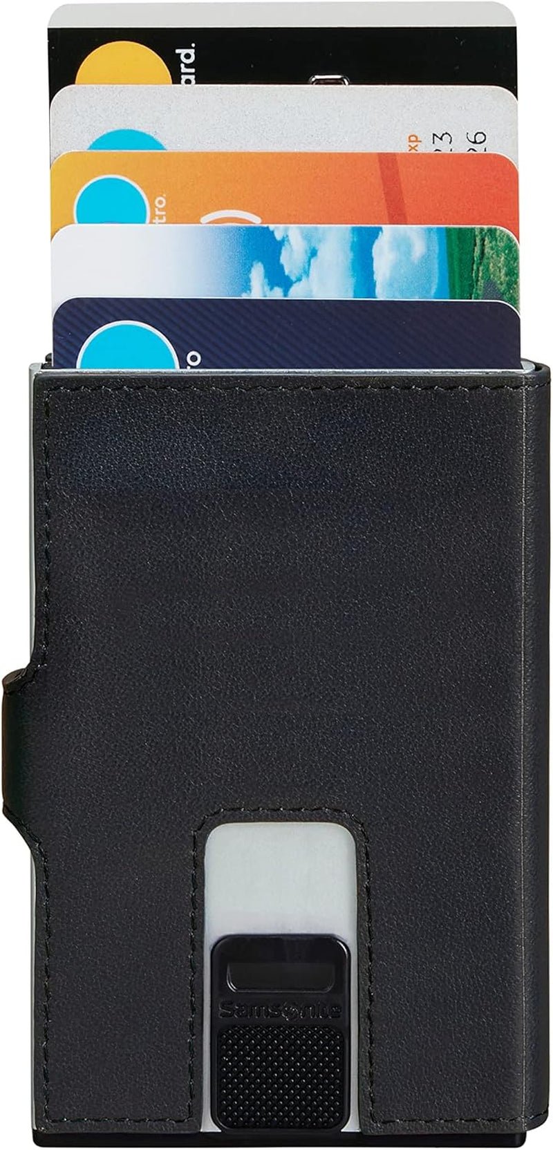 Samsonite Alu Fit SLG - Portemonnee, 10,2 cm, zwart (zwart) Herenportemonnee Naty Shop