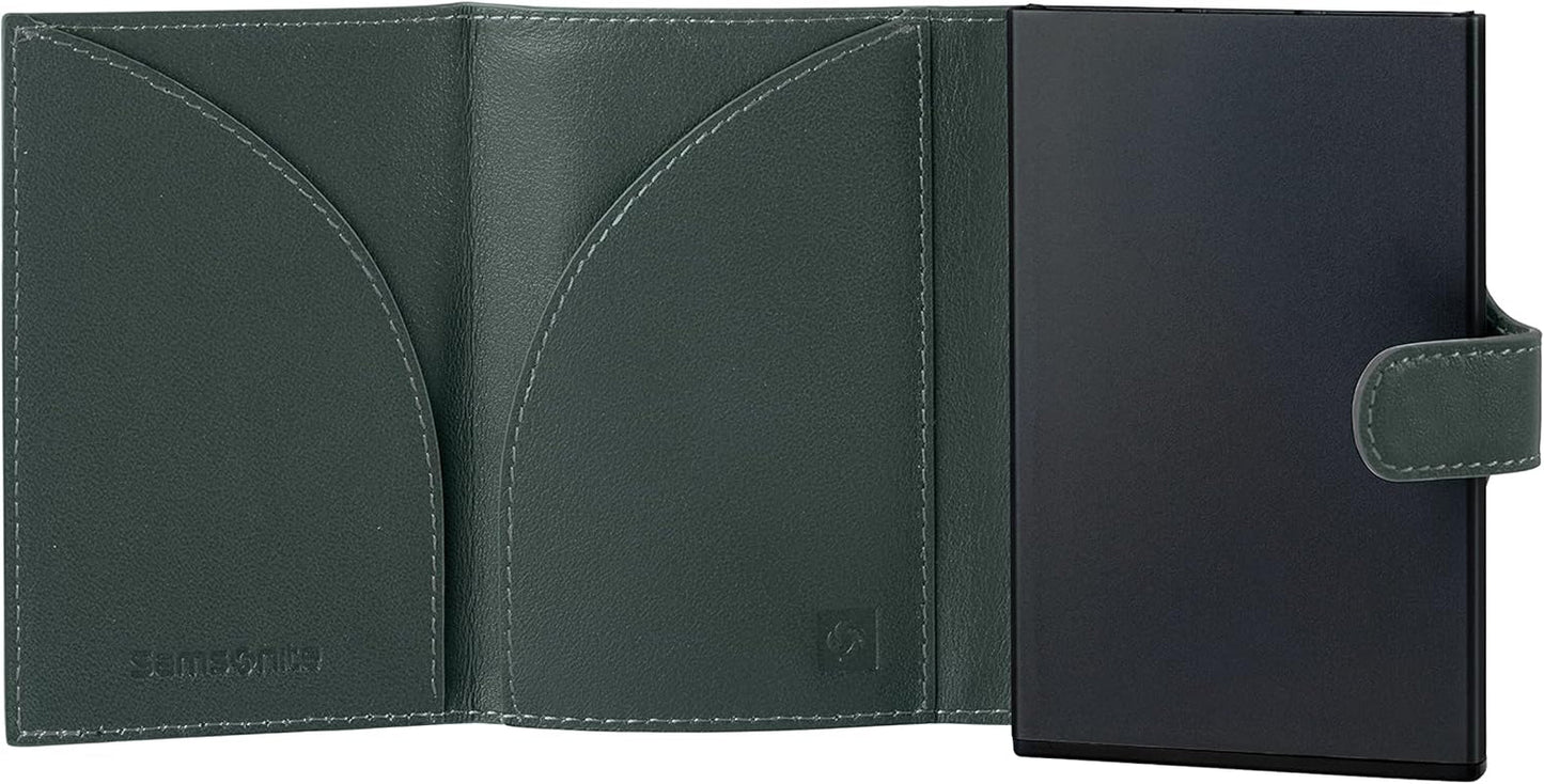 Samsonite Alu Fit SLG - Portemonnee, 10,2 cm, groen (Climbing Ivy) Herenportemonnee Naty Shop