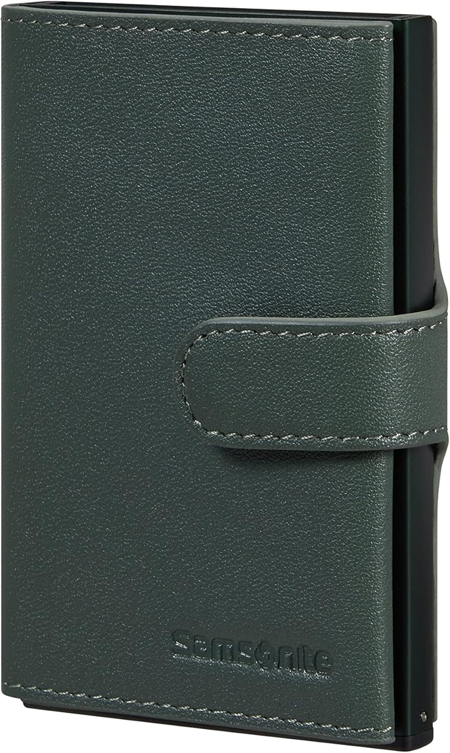 Samsonite Alu Fit SLG - Portemonnee, 10,2 cm, groen (Climbing Ivy) Herenportemonnee Naty Shop Standaard titel
