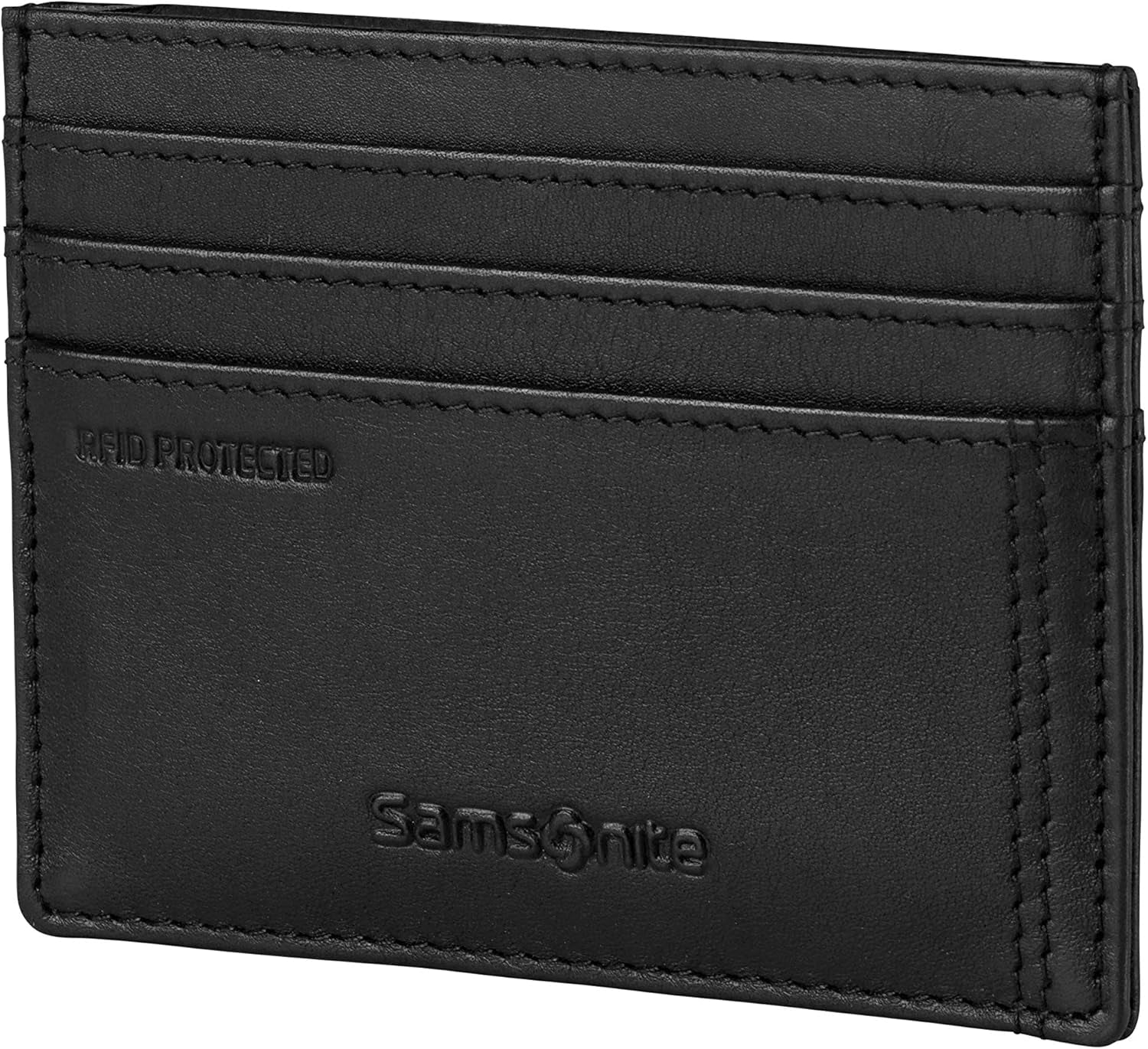 Samsonite Attack 2 SLG reisaccessoires - envelop kaarthouder, kaarthouder (10 cm) Heren portemonnee Naty Shop Zwart (zwart)